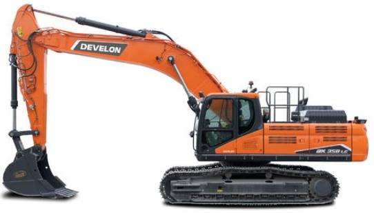 España da la bienvenida a su primera excavadora de vía estrecha Develon DX350LC-7