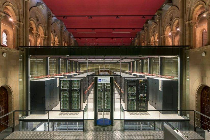 Centro de Supercomputación de Barcelona donde España